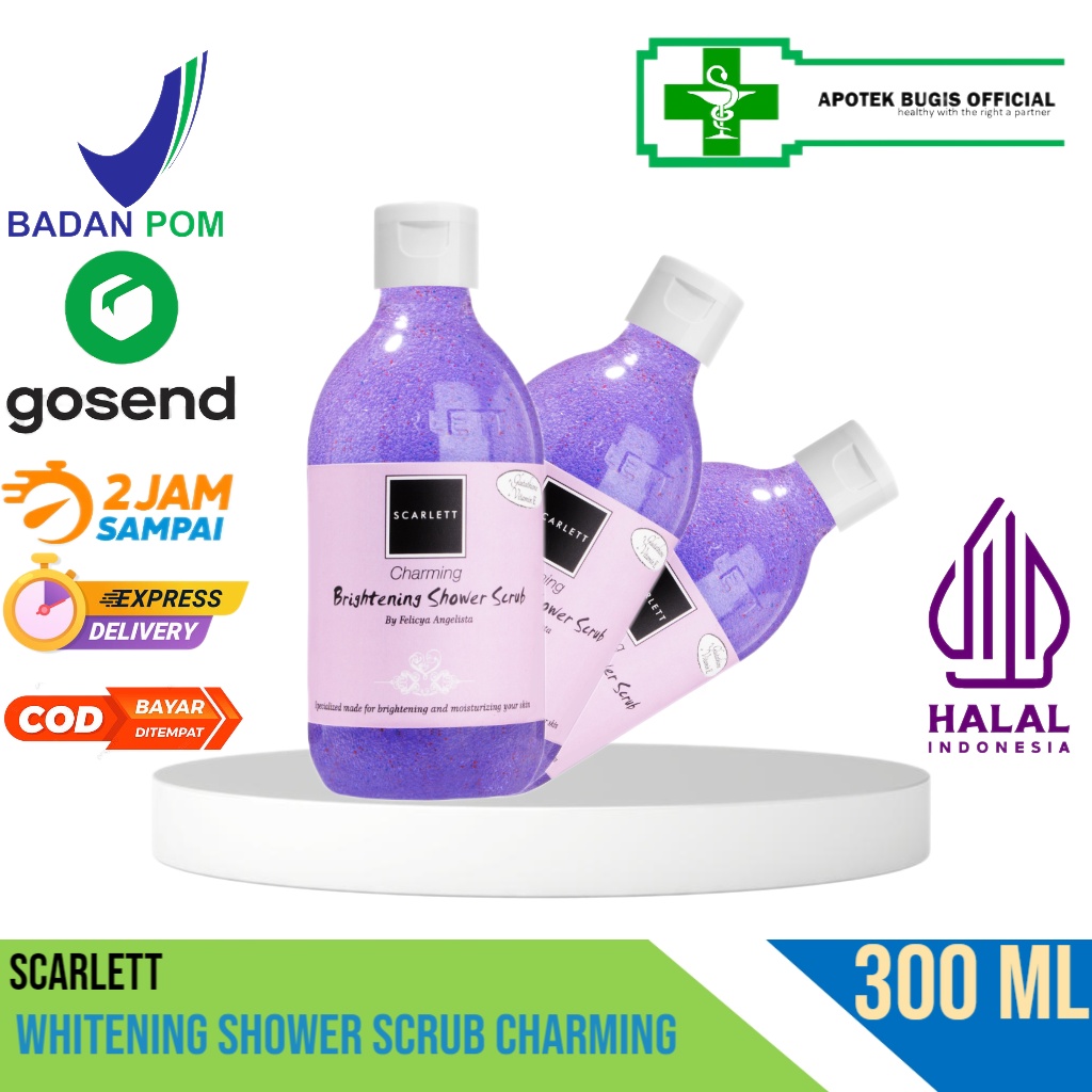 Scarlett Whitening Shower Scrub Charming 300 ml
