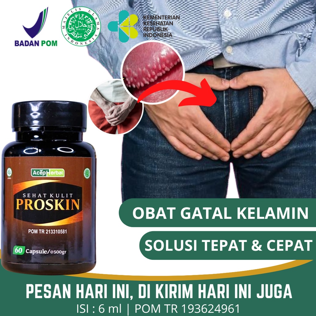 PROSKIN - Obat Gatal Kulit Kelamin, Obat Gatal Kelamin Pria, Obat Kutil Kelamin Pria, Benjolan di Ke