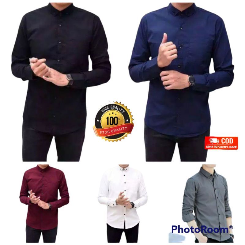 Kemeja lengan panjang volcom/ casual ori brand