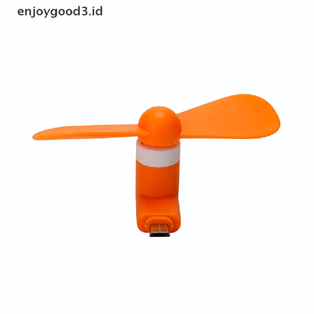 [Rready Stock] Kipas Angin Mini Portable Super Mute USB Cooler Pendingin Untuk Hp Android Hot Sale (ID)