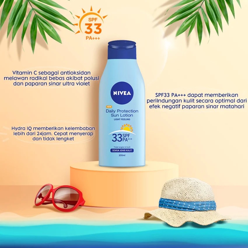 Nivea Daily Protection Sun Lotion SPF 33 PA+++