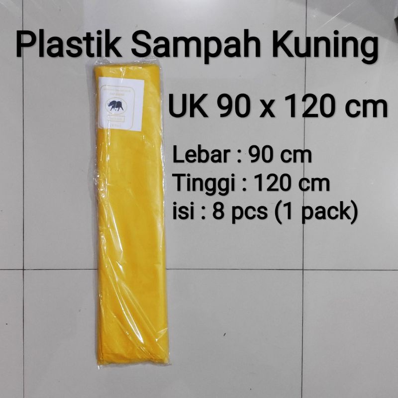 Plastik Sampah Medis Kuning Kantong Sampah Kuning 90x120