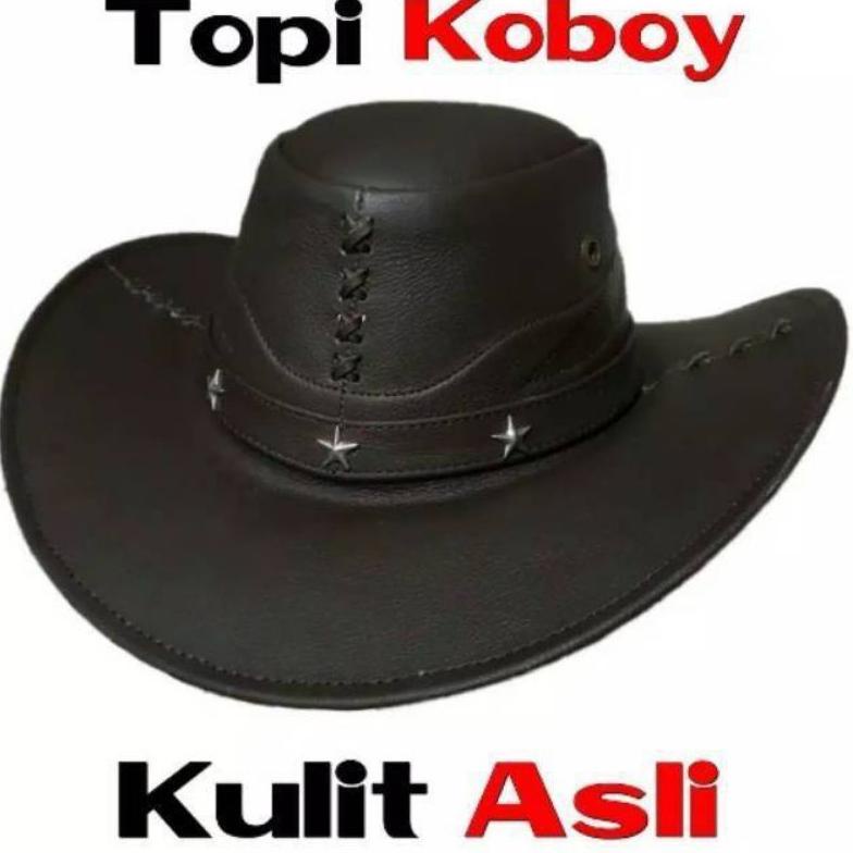 topi pria kulit asli koboy /topikoboy/ topi koboy BDSCQ7668
