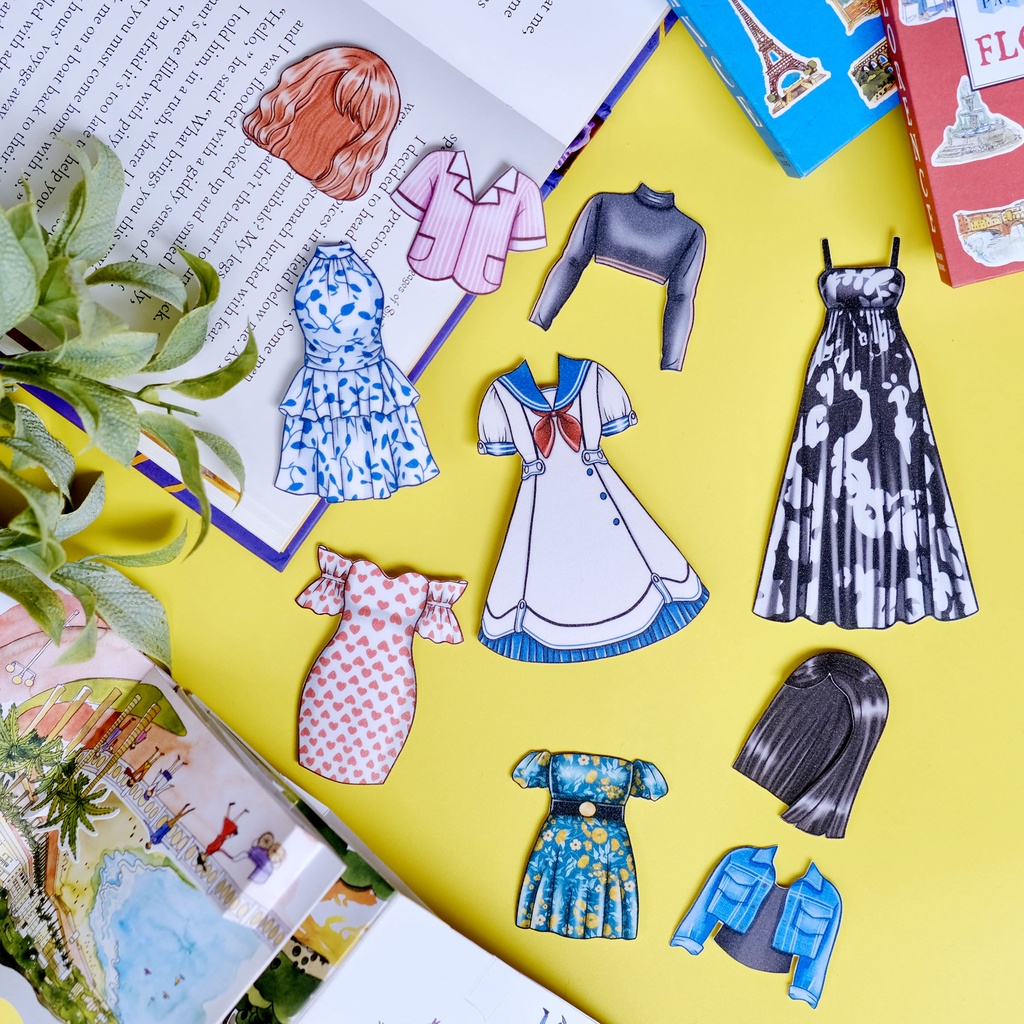 littleredlady - “BIG DOLL HANYA BAJU” series Glitter Premium (Bepe bepean, Paper Doll, Bongkar Pasan