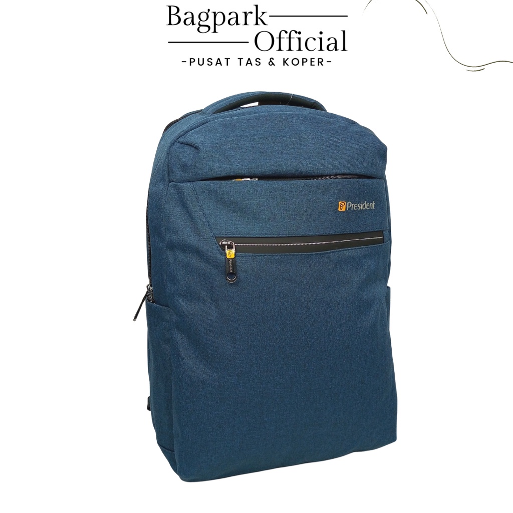 Tas Ransel Backpack Laptop Pria President Tas Laptop Remaja Dewasa Pria Import Tas Kerja Pria Tas Pria Free Rain Cover USB Terbaru