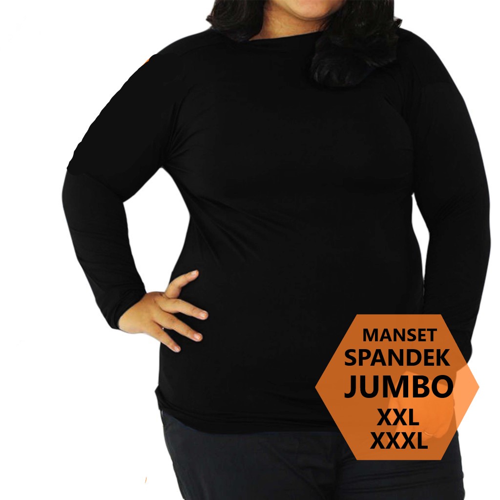 Manset Jumbo  Dewasa Big Size XXXL Polos ILLORI (Feyza) | Manset Wanita Dan Pria Spandek Lengkap