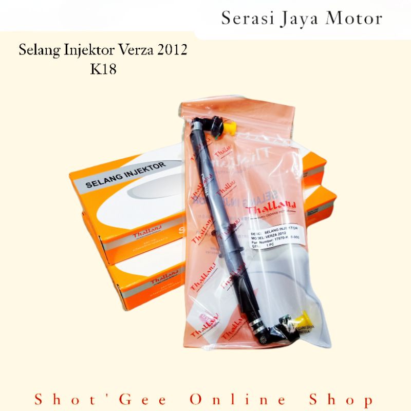 THALLAND SELANG INJEKTOR VERZA 2012 (K18) SELANG INJECTOR VERZA 2012 K18