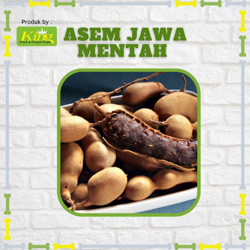 

Asem jawa utuh 250gr, buah asem jawa segar, asem jawa utuh