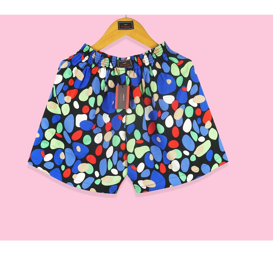 Dijamin Ekonomis CELANA BOXER LOOPAY MOTIF BOLA BLUE COLORFULL