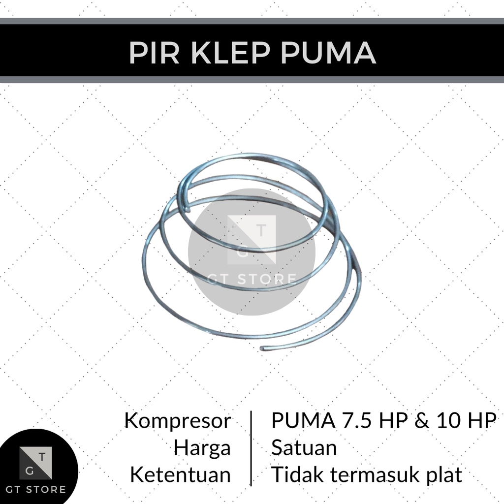 Pir Klep Valve Spring Kompresor Angin PUMA 7.5 HP 10 HP