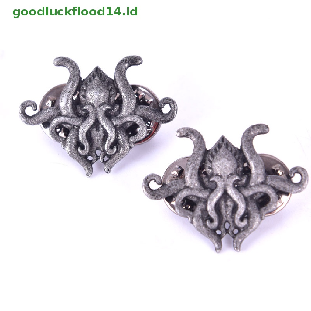 [GOOGFOUR] Cthulhu Badge Bros Kerah Pin Untuk Baju Ransel Topi Perhiasan Dekorasi [TOP]