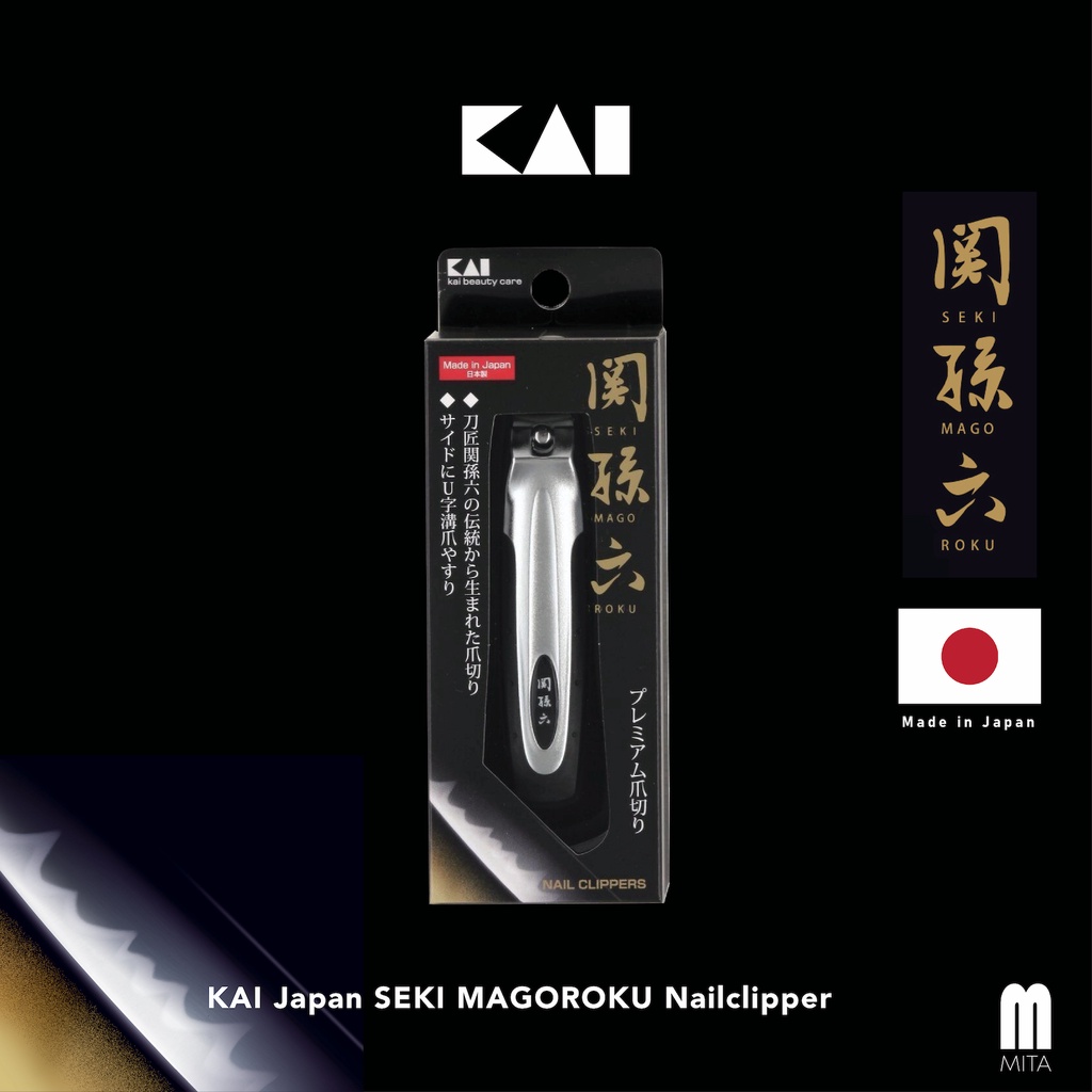 KAI Japan SEKI MAGOROKU Series Nail Clipper Gunting Kuku/ HC1800