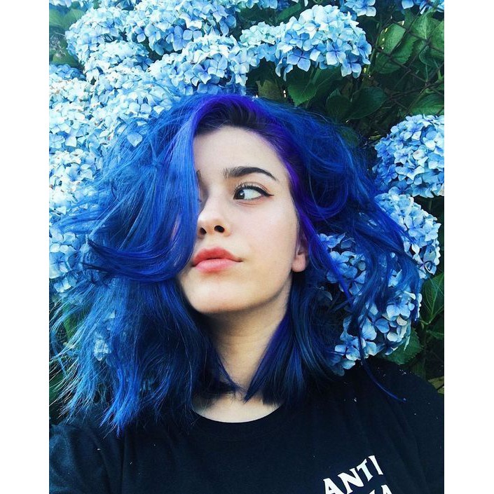 IMEMY COLORE FRESCO COBALT COLOR CREAM CAT PEWARNA RAMBUT SALON NEON BLUE BIRU