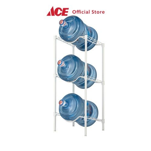 Rak Ace - Krisbow Rak Galon 3 Tingkat - Putih