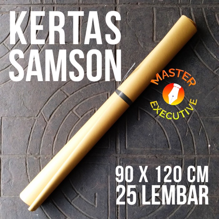 

{{{{}}] Kertas Coklat Samson 90 x 120 cm 80 gsm - Bungkus Paket / Bahan Amplop