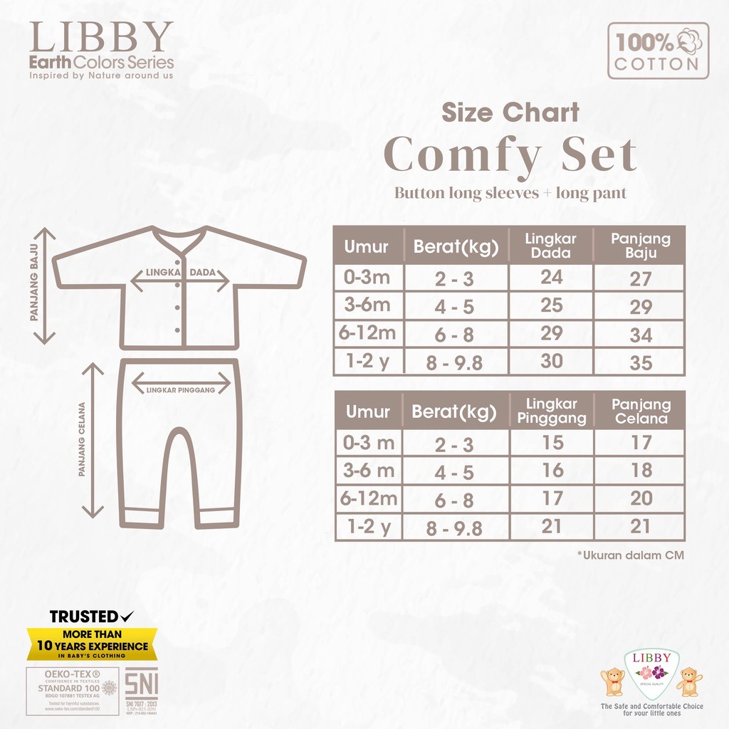 LIBBY Setelan Comfy Panjang (2 Pcs)