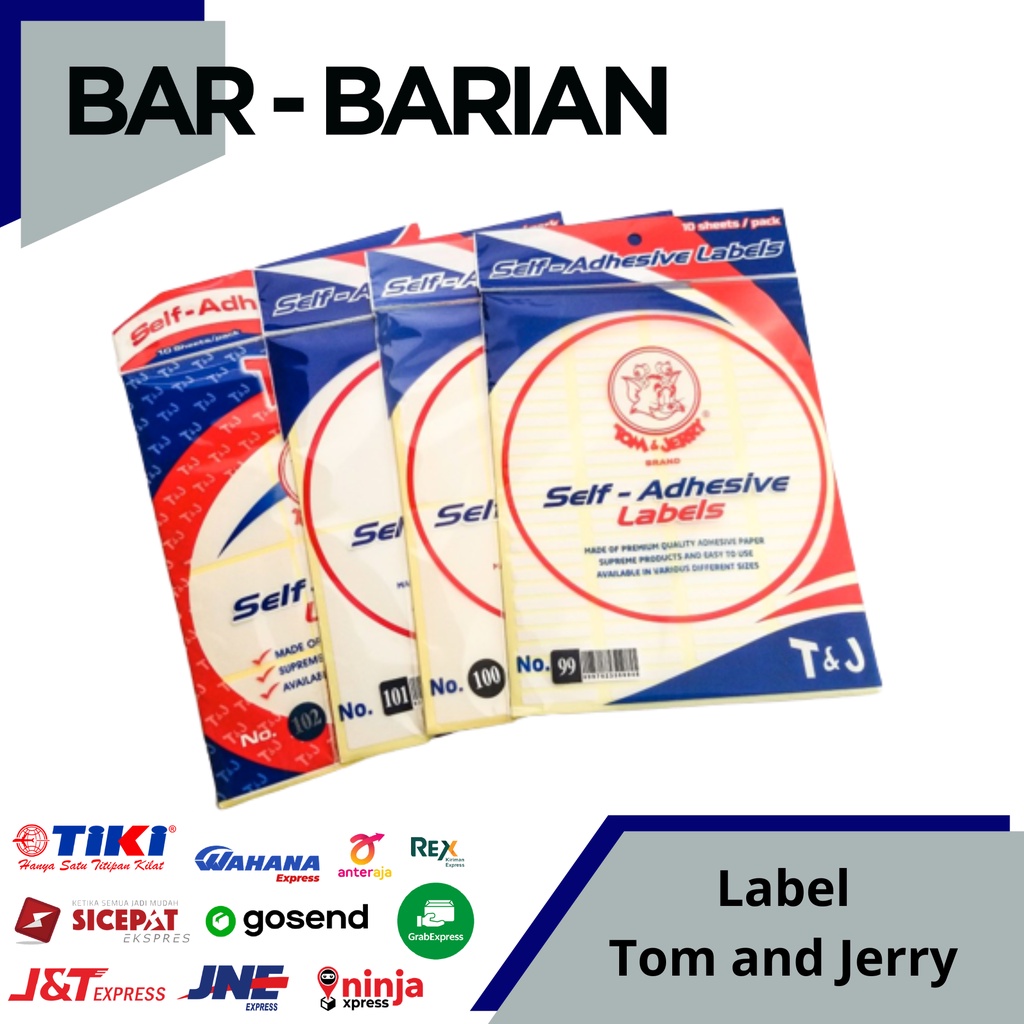

Label Tom and Jerry / Sticker Tom & Jerry / Self Adhesive Labels