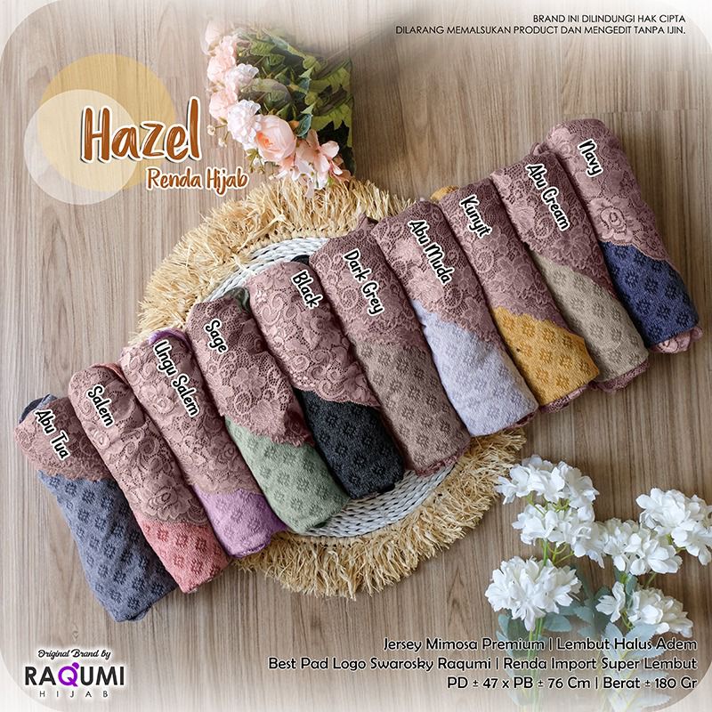 HAZEL RENDA HIJAB RAQUMI ORIGINAL | New Raqumi hijab | jilbab jersey mimosa