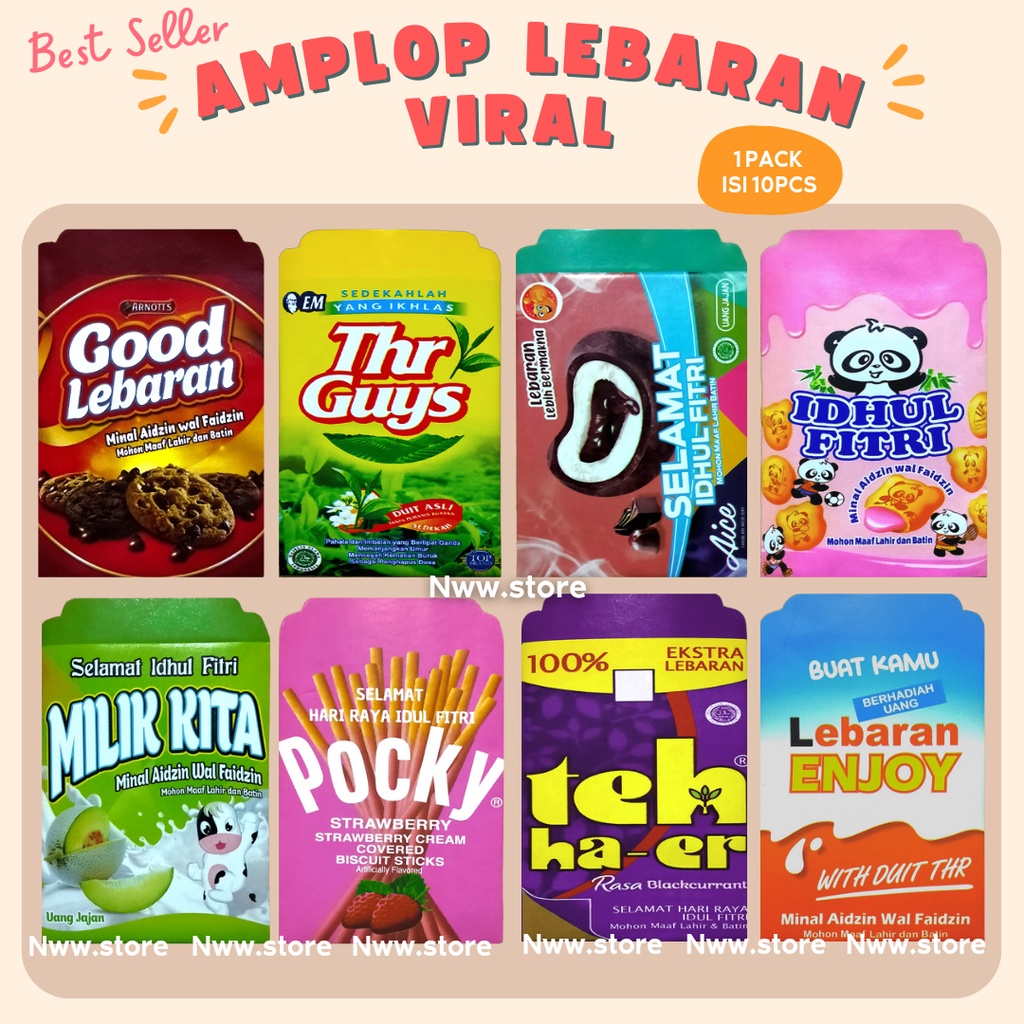 

AMPLOP SNACK ANGPAO UANG LEBARAN UNIK SNACK