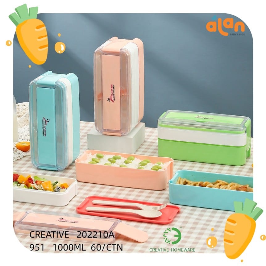 Lunch Box Delicious Motif Random - Tempat Makan