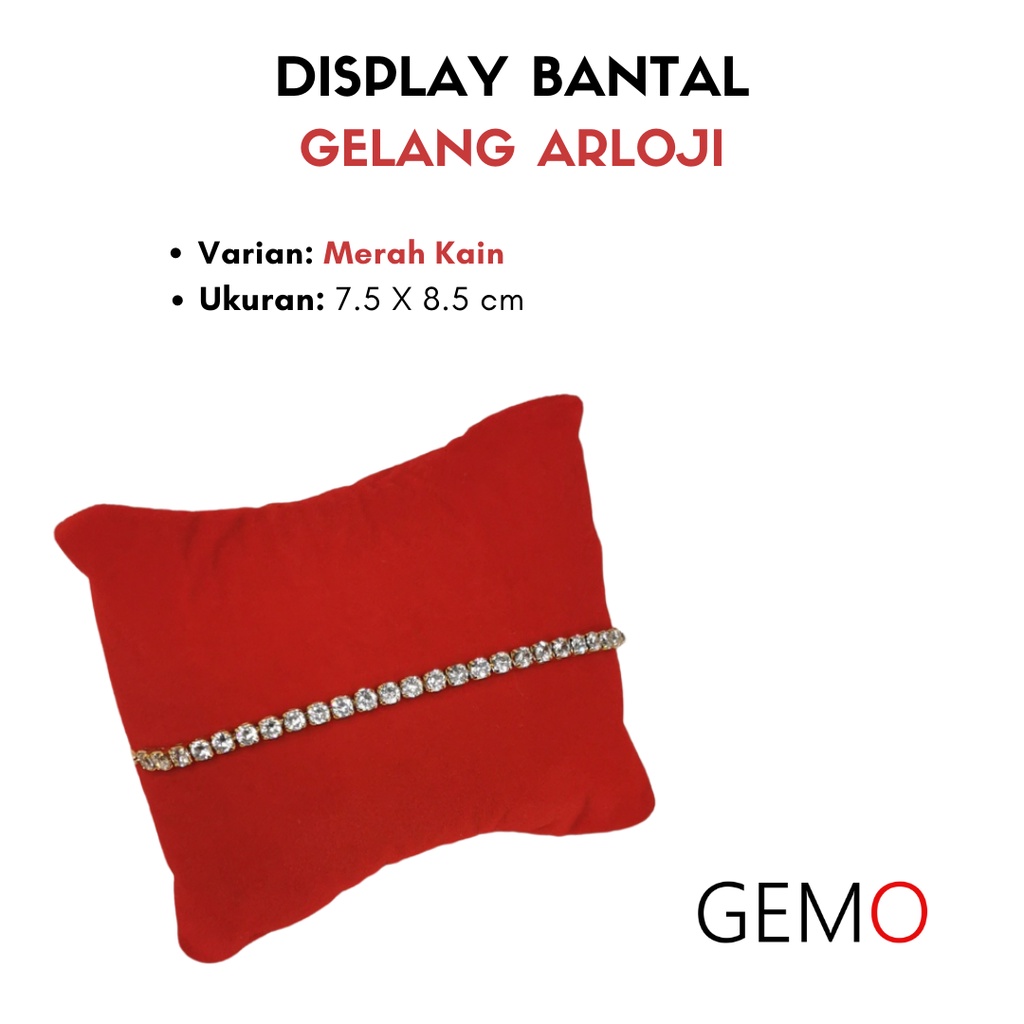 Display Bantal Dudukan Gelang Bantalan untuk Peraga Perhiasan Jewelry Toko Emas Berlian Murah