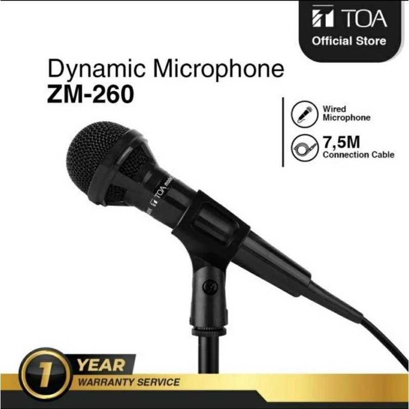 ZM 260 MICROPHONE TOA 260/MIC TOA/MIC HALO TOA ZM 260