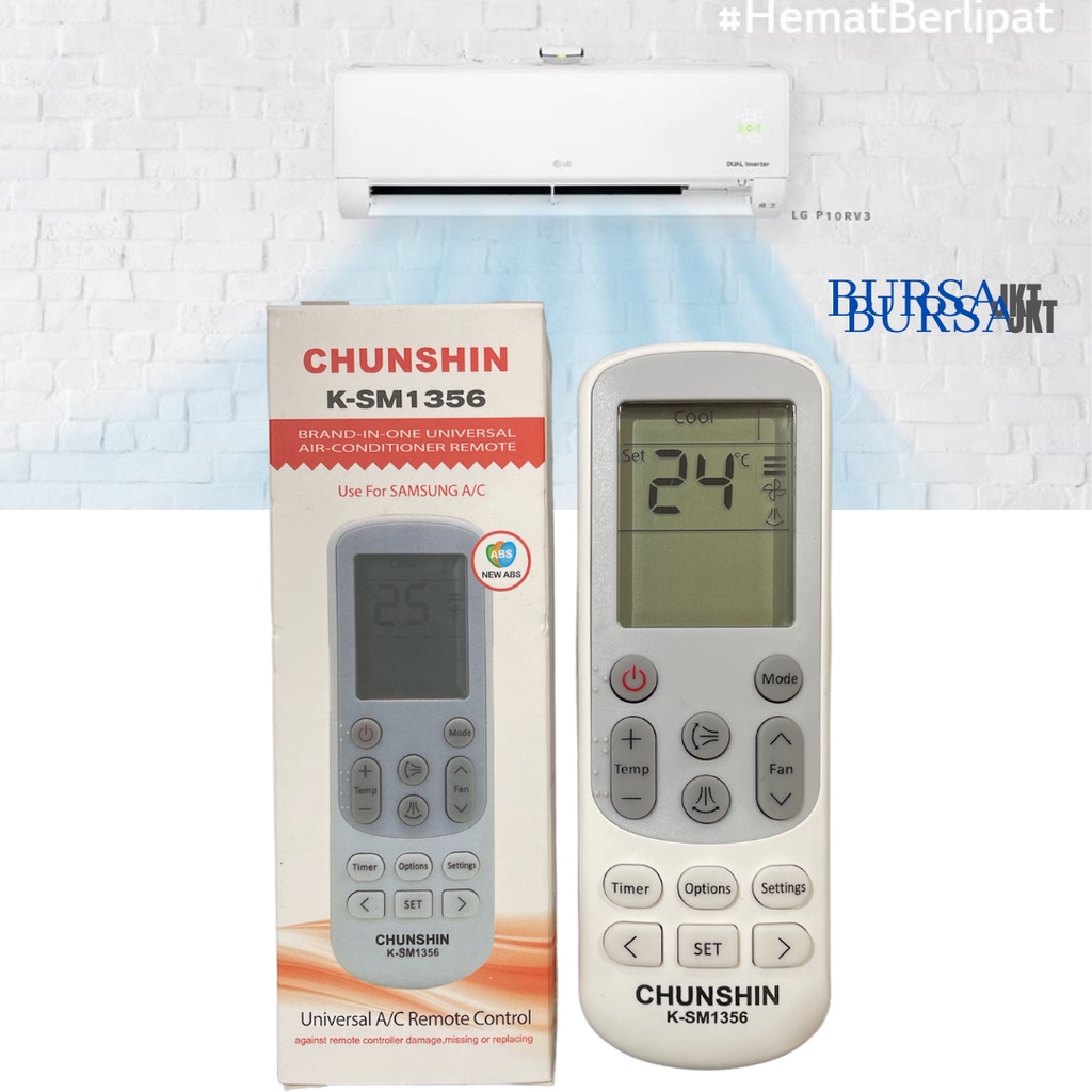 REMOTE AC SAMSUNG MULTI INVERTER LANGSUNG PAKAI CHUNGSIN