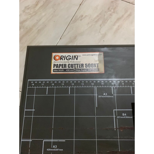 

ALAT POTONG KERTAS ORIGIN 500XT