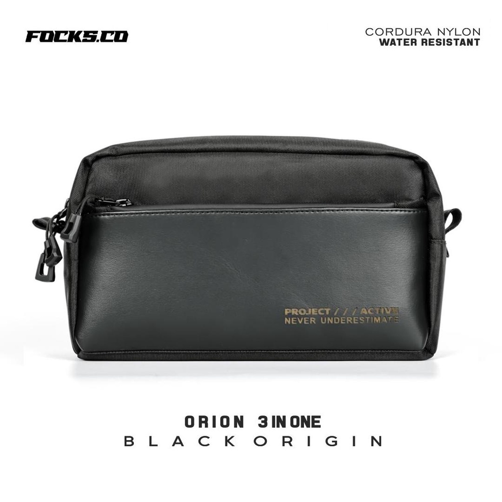 FOCKSCO ORION 3 In One Tas Selempang  Hand Bag | Pouch Bag | Sling Bag