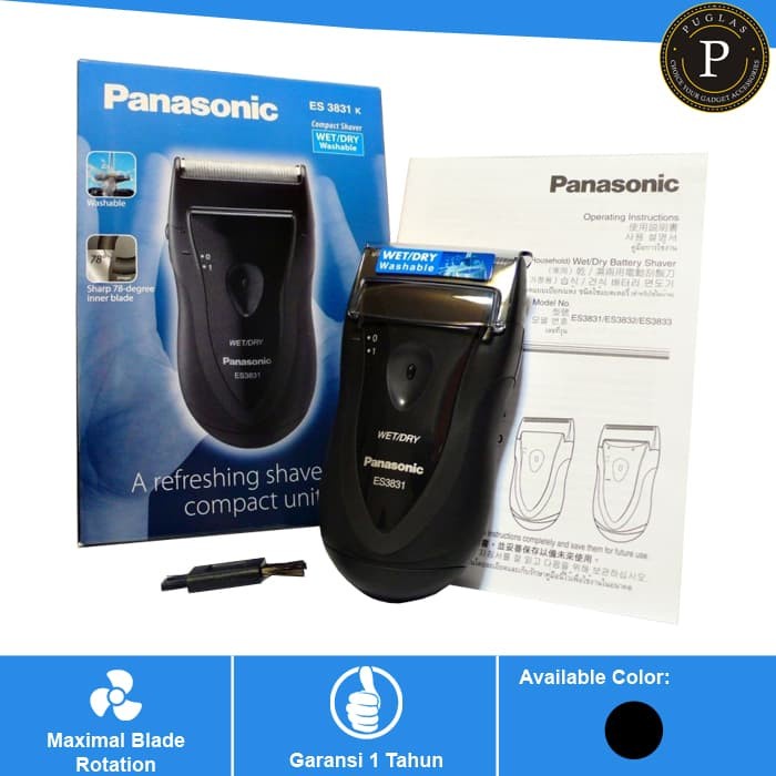 Alat Cukur Kumis Jenggot Panasonic ES-3831K - Electric Travel Shaver