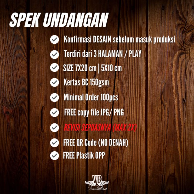 UNDANGAN KERTAS HANGTAG TALI RAMI MURAH MERIAH CUSTOM FOTO PREWEDDING AESTHETIC VBU 039