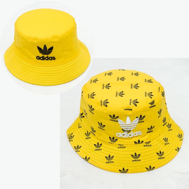 Topi Bucket Hat Adidas Import Mirror / Bucket Hat Bolak Balik