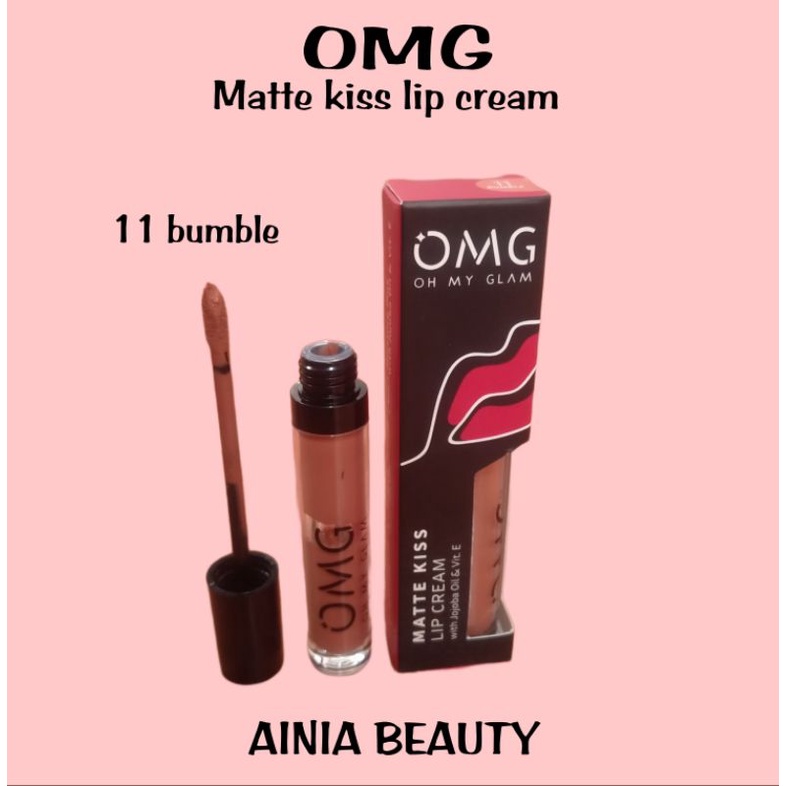 OMG oh my glam Matte kiss lip cream 11bumble