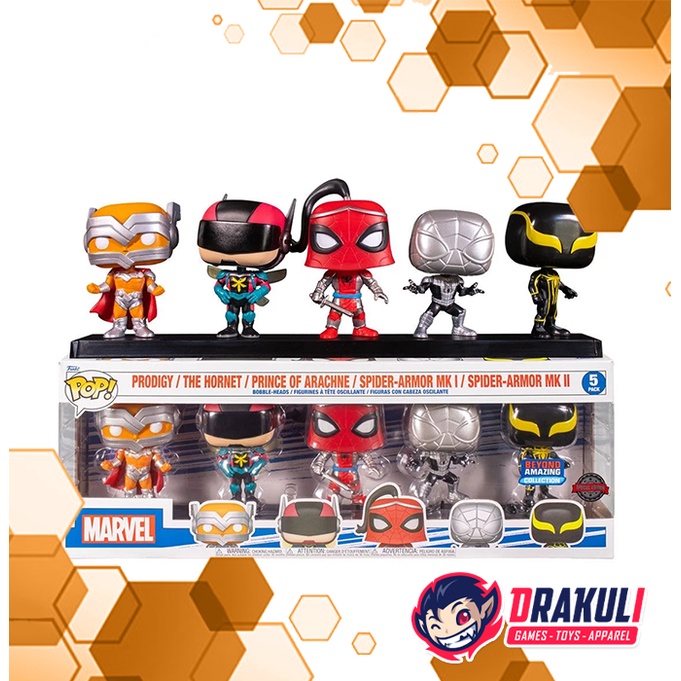 Toys Funko Pop Marvel Beyond Amazing Collection 5 Pack (Spesial edition)