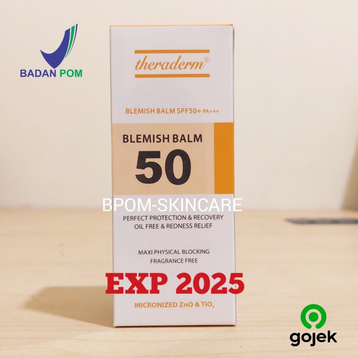 Diskon  Theraderm Blemish Balm Cream Spf50 40Gr Bb Krim Terbaik Made In Korea