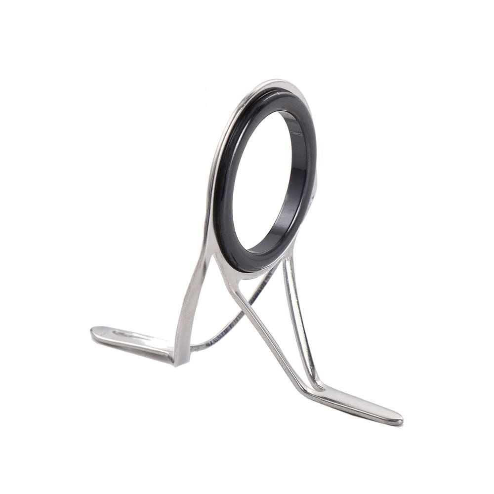 NICKOLAS1 Tips Pancing Guides Two-foot guide Ring Mata Pemandu Kawat Loop Aksesoris Pancing Stainless Steel