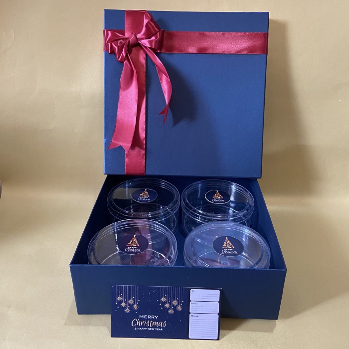 

Hardbox Untuk Isi 4 Toples Bulat Kue Kering