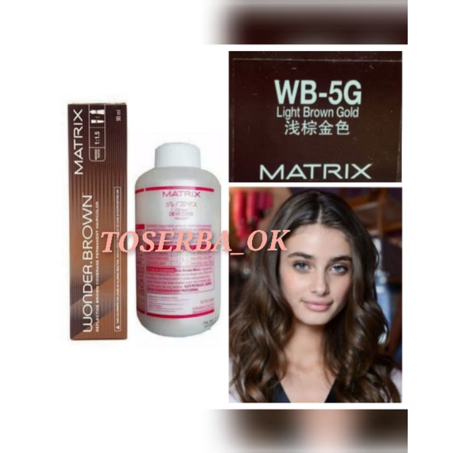 MATRIX WONDER BROWN LIGHT BROWN GOLD / WB-5G DAN OXYDANT