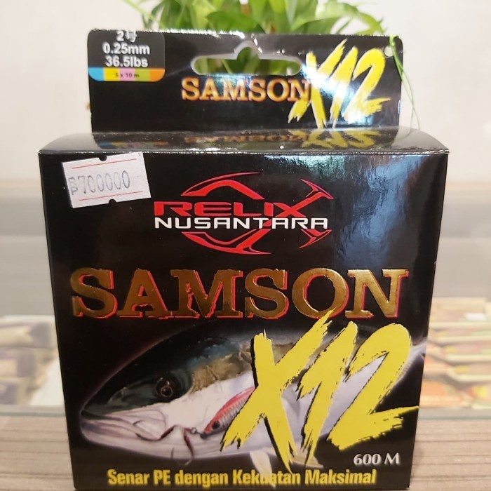 Senar Pe Relix Nusantara Samson X12 - Pe 2 - 600m - Senar Pancing