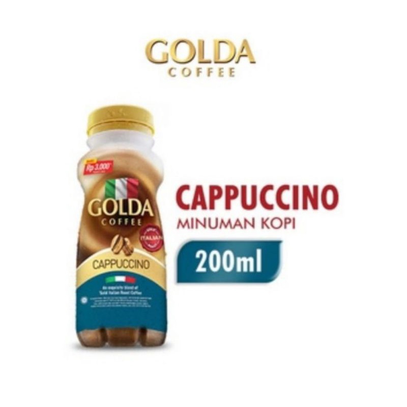 

Korzaln Golda Coffe Dolce Latte/Golda Italian Cappuccino/Kopi Golda 200Ml Tut