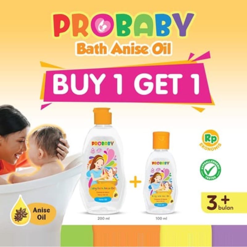 Probaby Baby Bath with Anise Oil Sabun Mandi Bayi dengan Telon