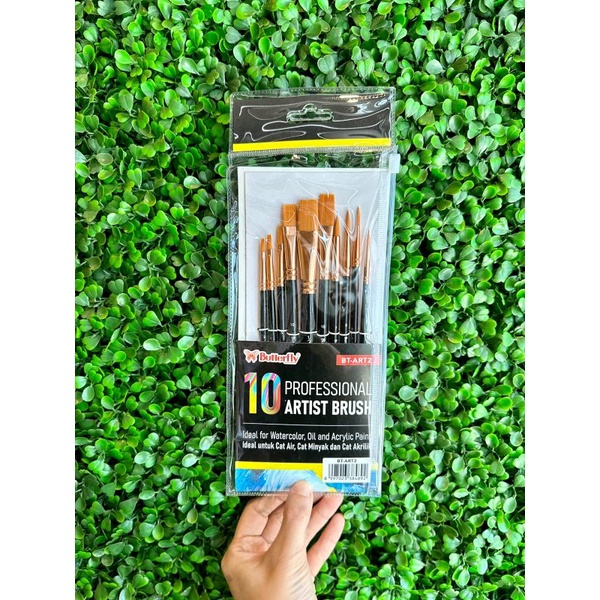 

Brush/Kuas Lukis Butterfly Set isi 10