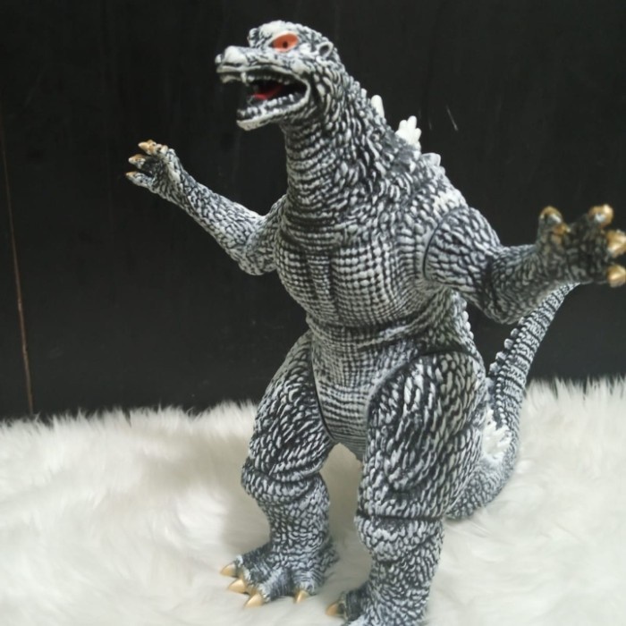 mainan GODZILLA KAIJU BISA SUARA BAHAN KARET ukuran JUMBO BESAR