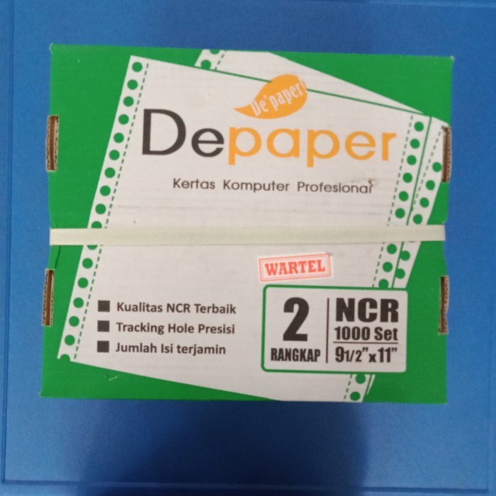 

+++++] Continuous form 2 ply bagi 4 Depaper wartel