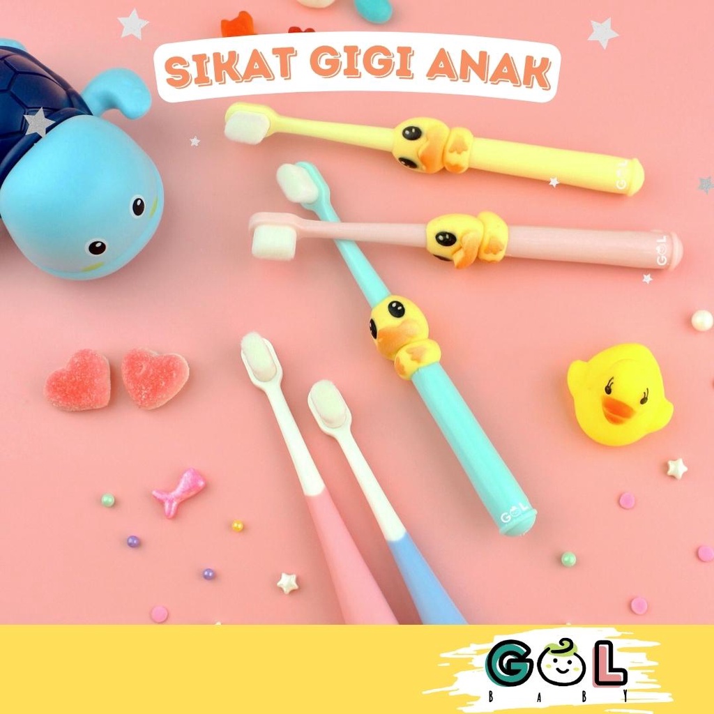 GOL Baby Sikat gigi anak bulu halus dan lembut 10.000 Bulu Halus