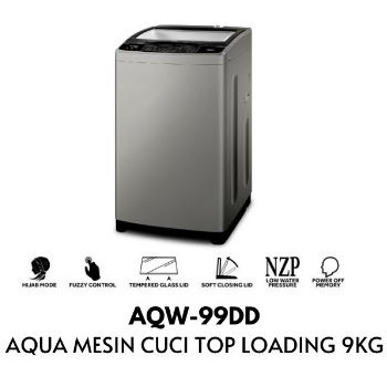 Mesin cuci Aqua AQW-99DD 9 Kg top loading 380 watt