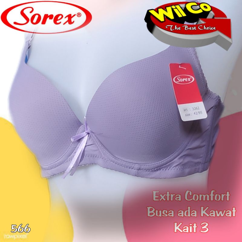 K566 - BRA WANITA SOREX ADA BUSA ADA KAWAT CUP B SIZE 36 - 42