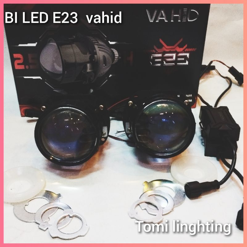biled Vahid e23|projector 2'5 inch purple lens led projector sepasang only