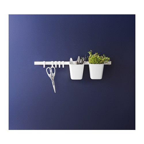 SUNRSTA PUTIH - Wadah gantung serbaguna