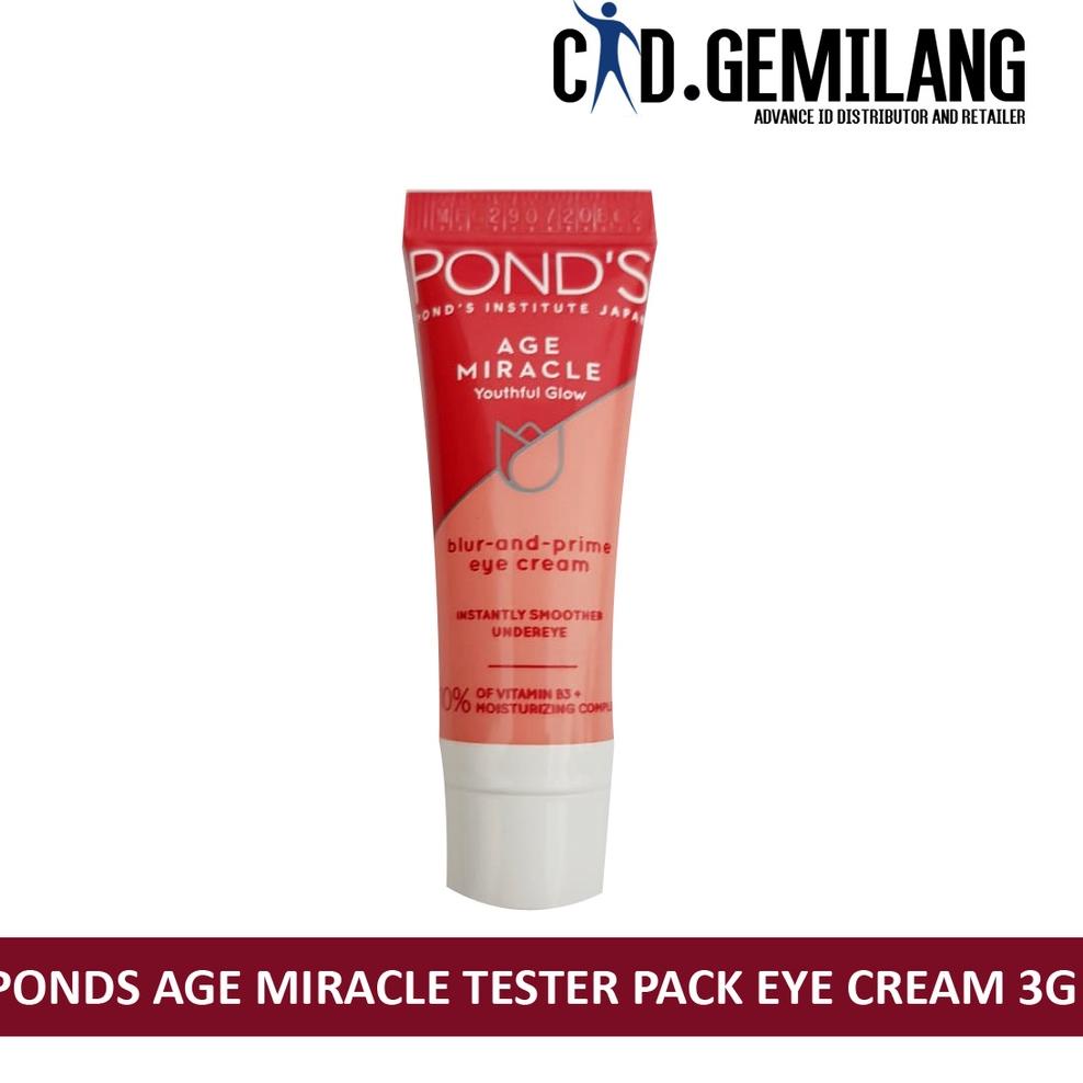 YKTSW8370 PONDS AGE MIRACLE EYE CREAM 3g TESTER ORIGINAL POND'S PONS KRIM MATA